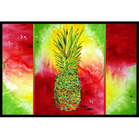 Carolines Treasures 36 x 24 in. Pineapple Indoor Or Outdoor Doormat CA75141